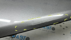 Rear bumper central lip Toyota RAV4 19-22 JP built, gray, pressed