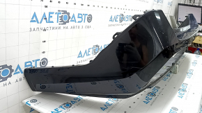 Bare rear bumper, lower part, Toyota Rav4 19-25, without parking sensors, under SE, XSE trim, gloss black, scratches, pressed