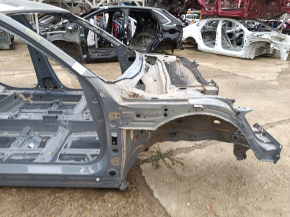 Front right quarter panel of a 2020 Honda Accord, gray, on the body, bumper