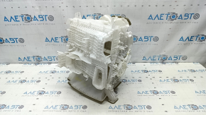 The bare heater housing of the Toyota Rav4 19-22 hybrid air conditioner, white housing, without radiators and actuators.
