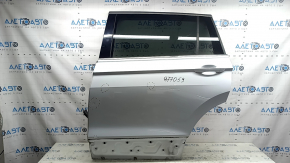Complete rear left door for VW Tiguan 18-24, white LB9Z, without lower trim, bumper, dent
