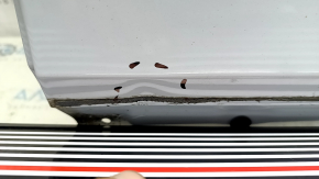 Complete rear left door for VW Tiguan 18-24, white LB9Z, without lower trim, bumper, dent