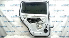 Complete rear left door for VW Tiguan 18-24, white LB9Z, without lower trim, bumper, dent