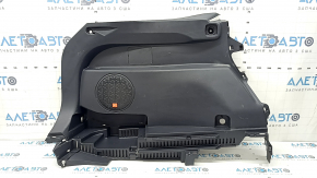 Left arch trim for Toyota Rav4 19-25, black, JBL, scratches, whitened plastic, dented fasteners