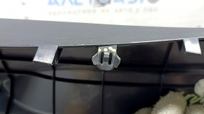 Left arch trim for Toyota Rav4 19-25, black, JBL, scratches, whitened plastic, dented fasteners