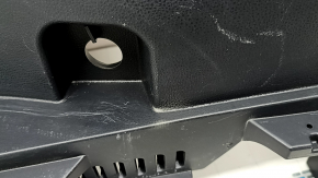 Left arch trim for Toyota Rav4 19-25, black, JBL, scratches, whitened plastic, dented fasteners
