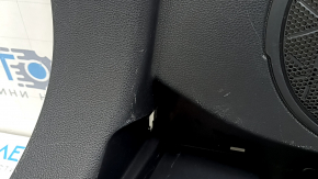 Left arch trim for Toyota Rav4 19-25, black, JBL, scratches, whitened plastic, dented fasteners