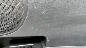 Left arch trim for Toyota Rav4 19-25, black, JBL, scratches, whitened plastic, dented fasteners