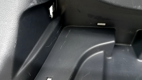 Left arch trim for Toyota Rav4 19-25, black, JBL, scratches, whitened plastic, dented fasteners