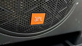 Left arch trim for Toyota Rav4 19-25, black, JBL, scratches, whitened plastic, dented fasteners