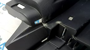 Left arch trim for Toyota Rav4 19-25, black, JBL, scratches, whitened plastic, dented fasteners
