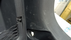 Right arch trim for Toyota Rav4 19-25, black, with pocket and cigarette lighter, scratches