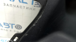 Right arch trim for Toyota Rav4 19-25, black, with pocket and cigarette lighter, scratches