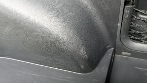 Right arch trim for Toyota Rav4 19-25, black, with pocket and cigarette lighter, scratches