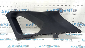 Upper right rear pillar trim for Toyota Rav4 19-25, black, scratches