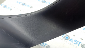Upper right rear pillar trim for Toyota Rav4 19-25, black, scratches