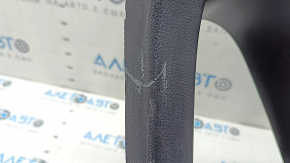 Upper right rear pillar trim for Toyota Rav4 19-25, black, scratches