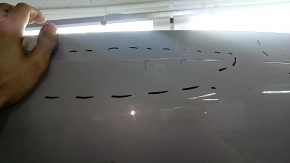 VW Tiguan 18-24 LB9Z hood, bare, white steel, rubbed, corrosion