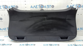 Lower tailgate trim for Toyota Rav4 19-25, black, with handles, scratches, worn