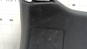 Lower tailgate trim for Toyota Rav4 19-25, black, with handles, scratches, worn