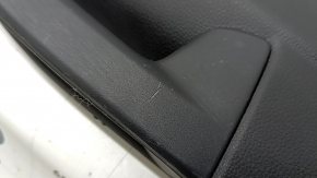 Lower tailgate trim for Toyota Rav4 19-25, black, with handles, scratches, worn