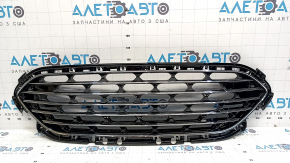 Radiator grill grill Ford Escape MK4 20-22 mesh black gloss, chrome frame