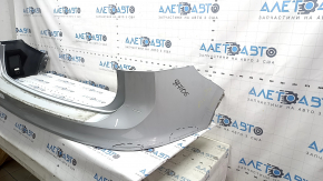 Rear bumper bare upper part VW Tiguan 18-24 white LB9Z, worn