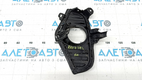 Right fog light frame for Toyota Rav4 19-23 Hybrid XSE, gloss black