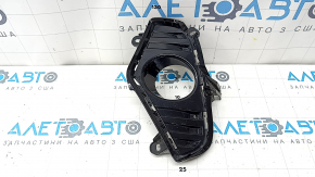 Left fog light frame for Toyota Rav4 19-23 Hybrid XSE, gloss black, bumpers