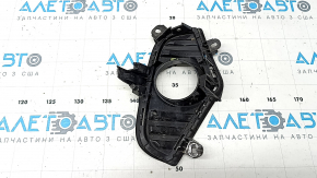 Left fog light frame for Toyota Rav4 19-23 Hybrid XSE, gloss black, bumpers