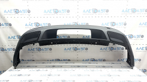 The rear bumper is bare, the lower part of the VW Tiguan 18-21, the structure is without parking sensors, scratches, the plastic has turned white.