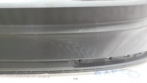 The rear bumper is bare, the lower part of the VW Tiguan 18-21, the structure is without parking sensors, scratches, the plastic has turned white.