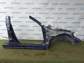 Honda Accord 23-26 front right quarter panel sawed off, with center pillar, blue