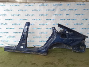 Quarter wing rear left Honda Accord 23-26 blue, sawed off, with B-pillar, dents, bumps