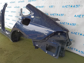 Quarter wing rear left Honda Accord 23-26 blue, sawed off, with B-pillar, dents, bumps