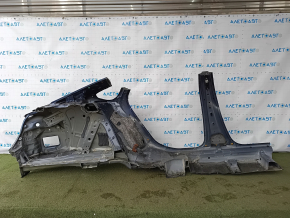 Quarter wing rear left Honda Accord 23-26 blue, sawed off, with B-pillar, dents, bumps