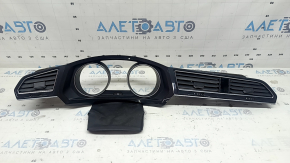 Central dashboard cover VW Tiguan 18-22 graphite, with air ducts, scratches, broken guide