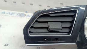 Central dashboard cover VW Tiguan 18-22 graphite, with air ducts, scratches, broken guide