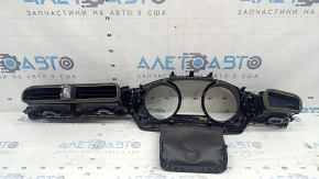 Central dashboard cover VW Tiguan 18-22 graphite, with air ducts, scratches, broken guide