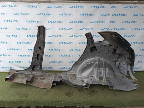 Quarter wing rear right Ford Edge 15-24 sawed off, with central pillar, graphite, butts