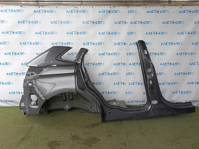 Quarter wing rear right Ford Edge 15-24 sawed off, with central pillar, graphite, butts