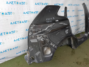 Quarter wing rear right Ford Edge 15-24 sawed off, with central pillar, graphite, butts