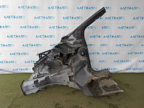 Front right quarter of a 19-24 Ford Edge sawed off, graphite