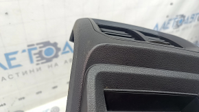 Black center console trim with deflector for VW Tiguan 18-19, under the cigarette lighter, scratched