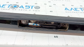 Left longitudinal roof rail for Toyota Rav4 19-21, gloss black, without caps