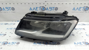 Left front headlight for VW Tiguan 18-21, halogen, LED DRL, polishable, stains from the inside