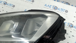 Left front headlight for VW Tiguan 18-21, halogen, LED DRL, polishable, stains from the inside
