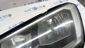 Left front headlight for VW Tiguan 18-21, halogen, LED DRL, polishable, stains from the inside