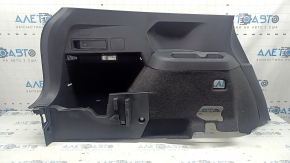 Right arch trim for a VW Tiguan 18-19, black, for 3 rows, with cup holder, scratches