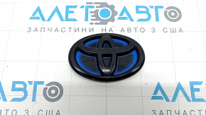 Emblem logo TOYOTA trunk door Toyota Rav4 19-24 hybrid, black gloss